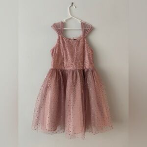 Elegant Pink Kids Formal Dress